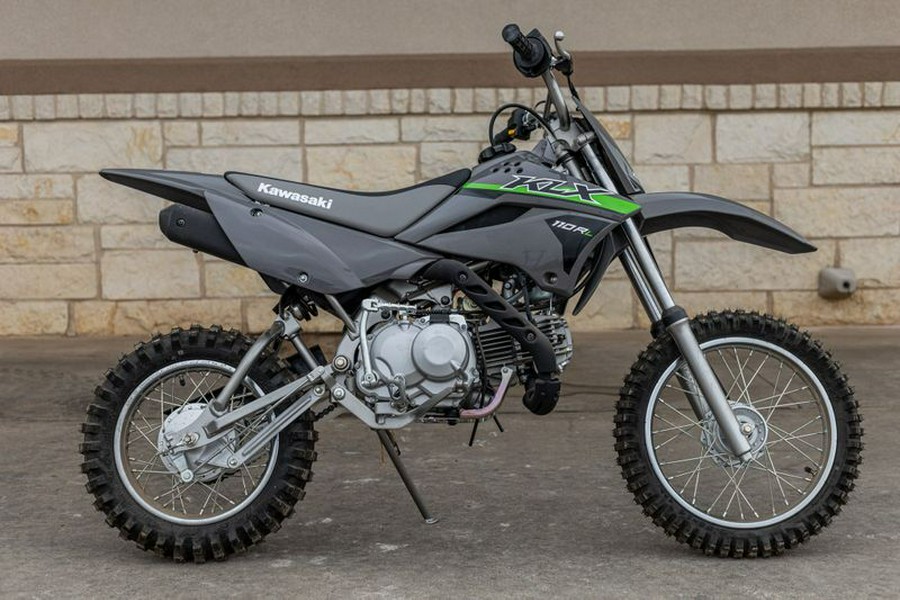 New 2024 KAWASAKI KLX110R L BATTLE GRAY