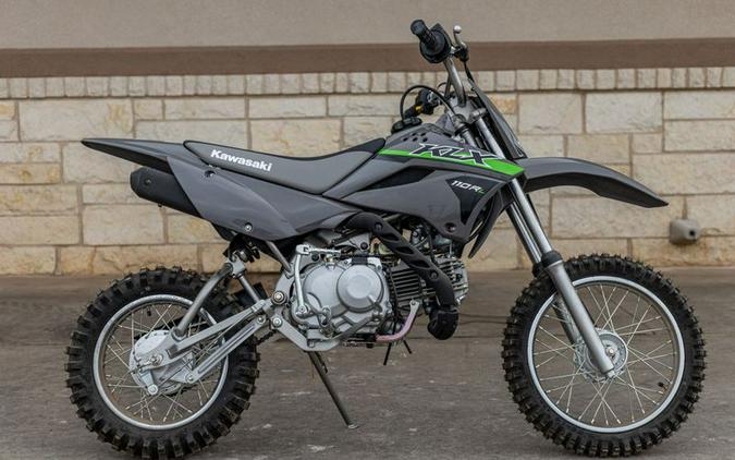 New 2024 KAWASAKI KLX110R L BATTLE GRAY