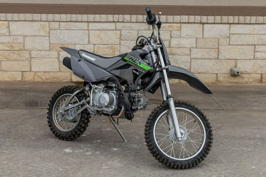 New 2024 KAWASAKI KLX110R L BATTLE GRAY