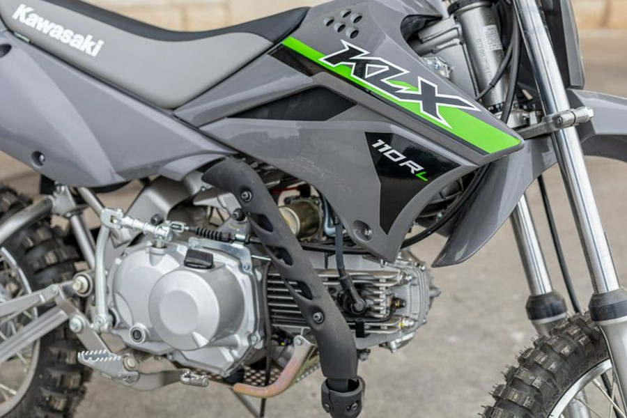 New 2024 KAWASAKI KLX110R L BATTLE GRAY