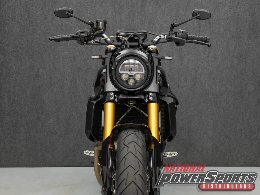 2019 INDIAN FTR1200S W/ABS