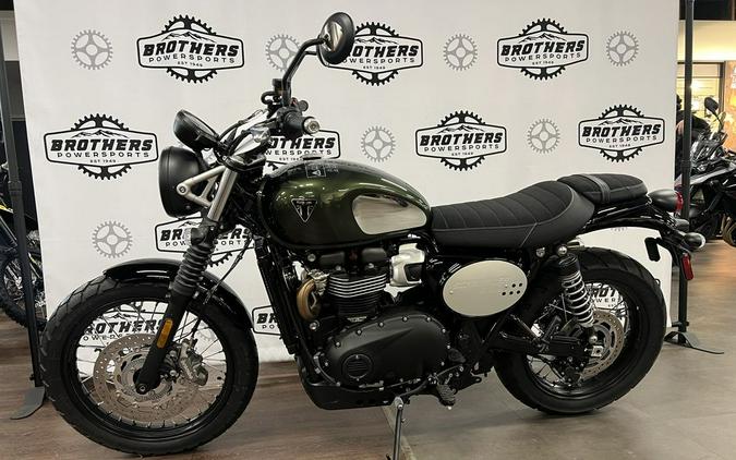 2023 Triumph Scrambler 900 Chrome Edition Brooklands Green