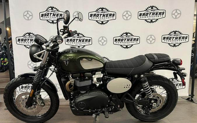 2023 Triumph Scrambler 900 Chrome Edition Brooklands Green