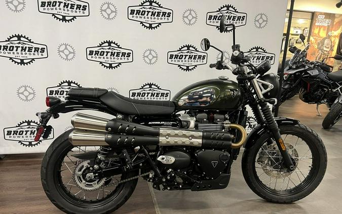 2023 Triumph Scrambler 900 Chrome Edition Brooklands Green