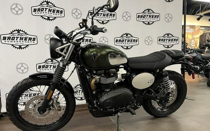 2023 Triumph Scrambler 900 Chrome Edition Brooklands Green