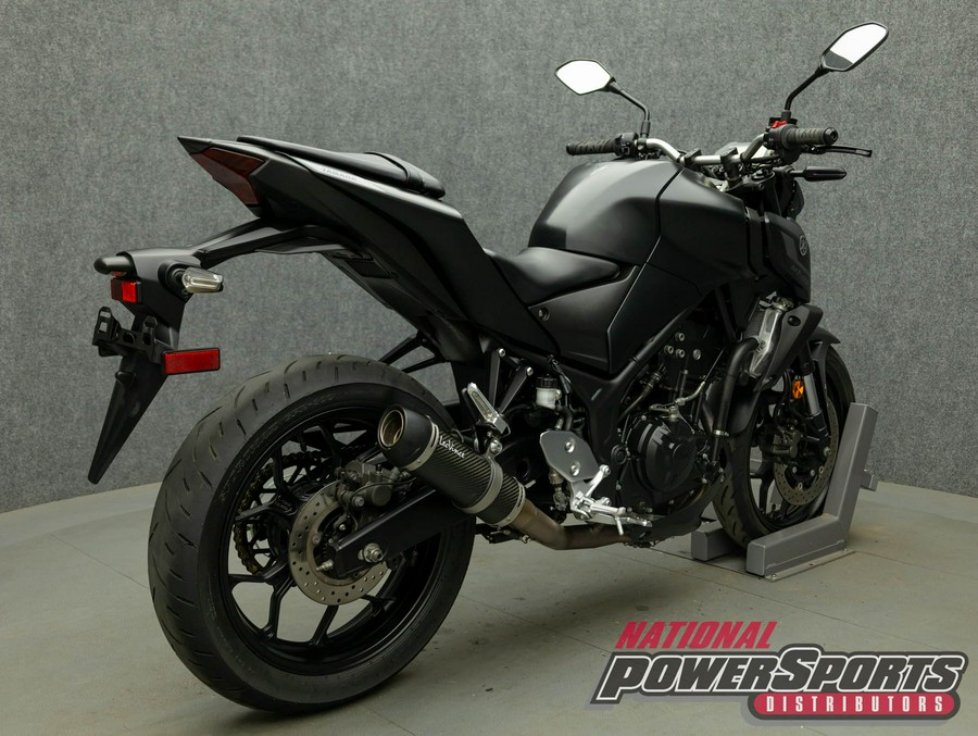 2021 YAMAHA MT03 300 W/ABS