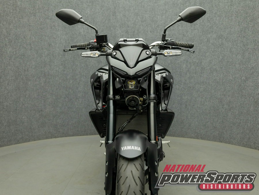 2021 YAMAHA MT03 300 W/ABS