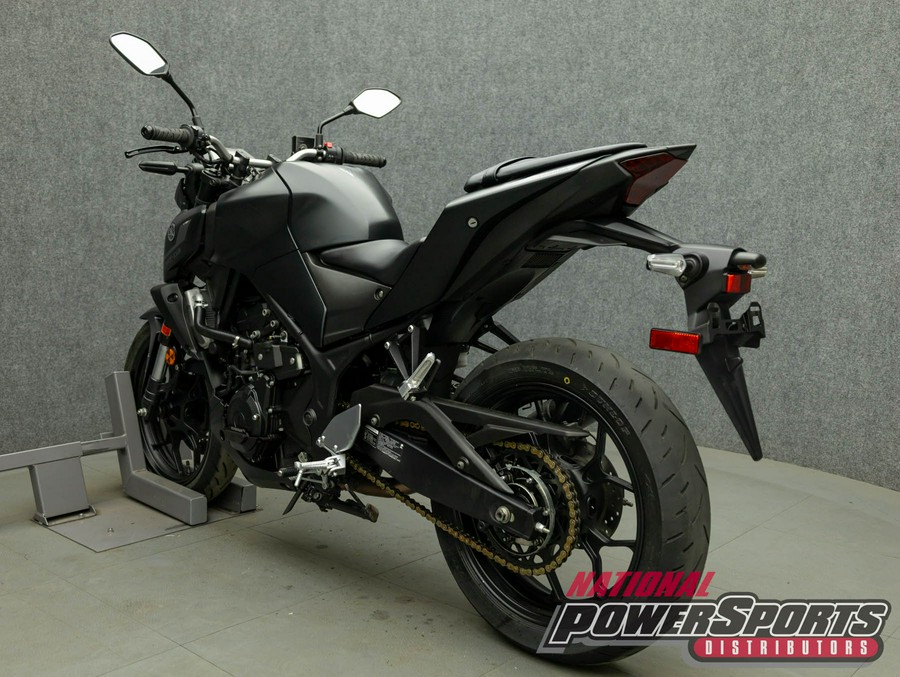 2021 YAMAHA MT03 300 W/ABS