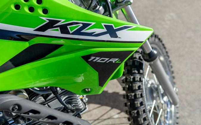 New 2024 KAWASAKI KLX110R LIME GREEN