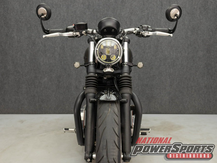 2017 TRIUMPH BONNEVILLE BOBBER