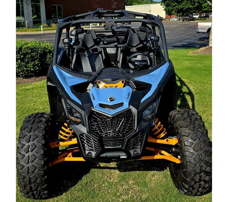 2026 Can-Am® Maverick X3 MAX DS Turbo Scandi Blue & Orange Crush