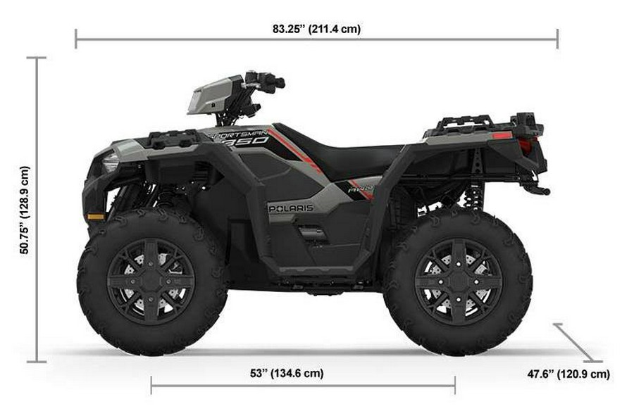2023 Polaris Sportsman 850 Premium Chalk Gloss