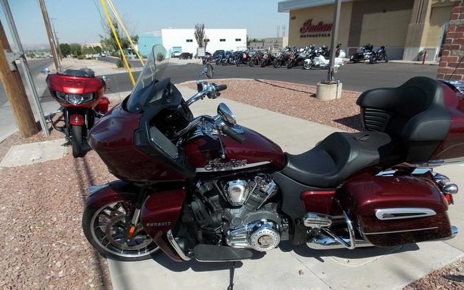 2022 Indian Motorcycle® Pursuit Limited Maroon Metallic/Crimson Metallic