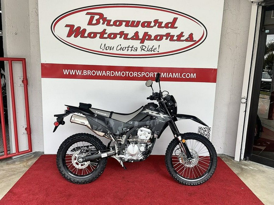 2024 Kawasaki KLX300 Cypher Camo Gray