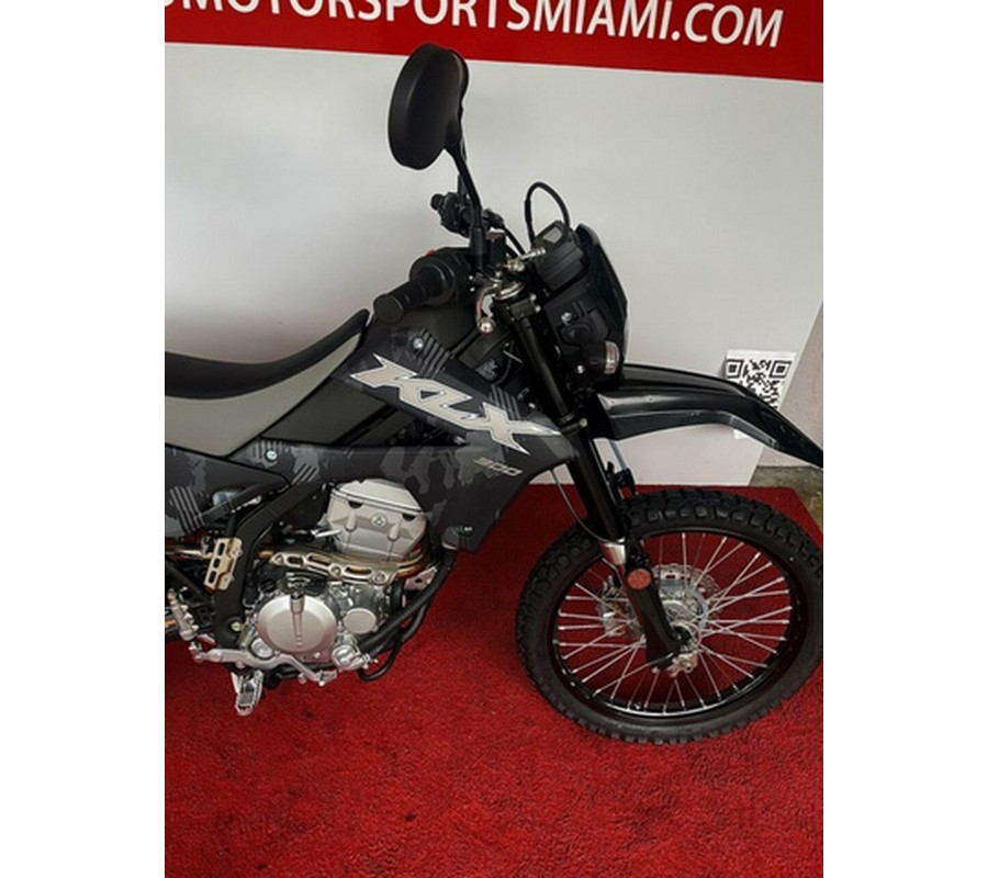 2024 Kawasaki KLX300 Cypher Camo Gray