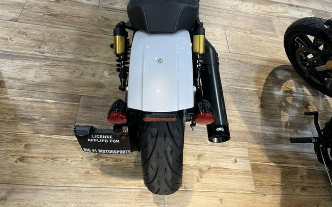 2025 Indian 101 Scout Ghost White Metallic With Graphics