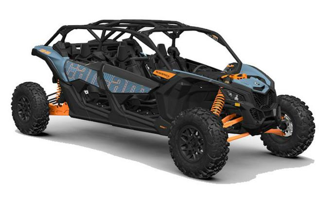 2025 Can-Am® Maverick X3 MAX RS Turbo Scandi Blue & Orange Crush