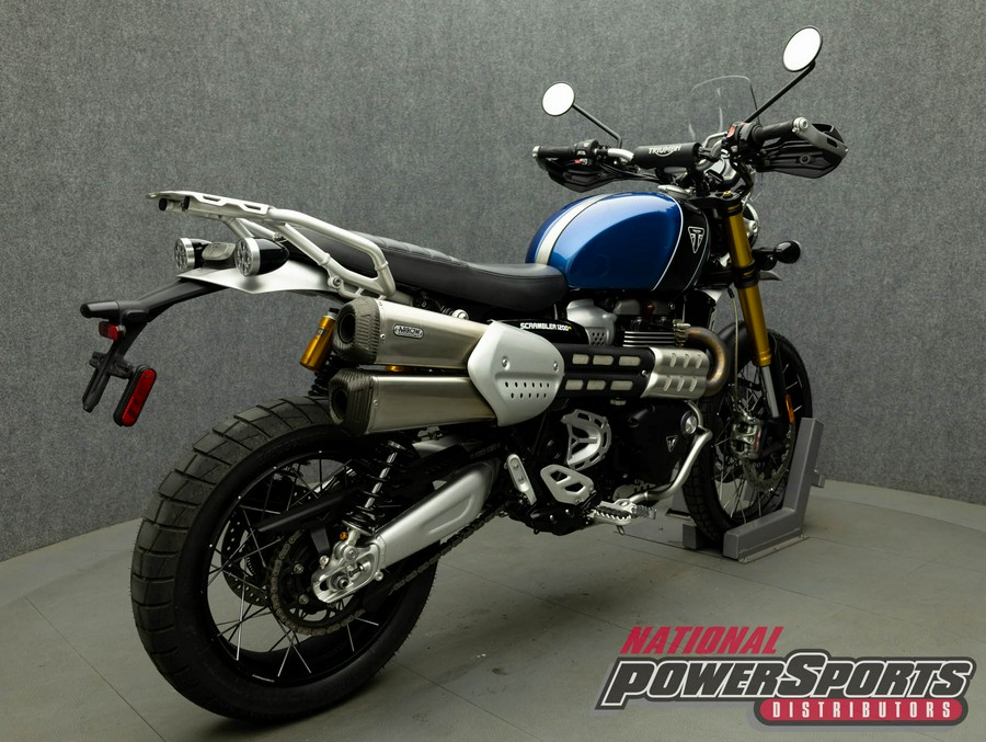 2019 TRIUMPH SCRAMBLER 1200 XE SHOWCASE