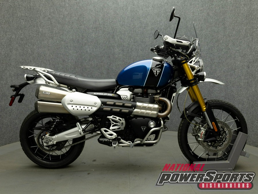 2019 TRIUMPH SCRAMBLER 1200 XE SHOWCASE