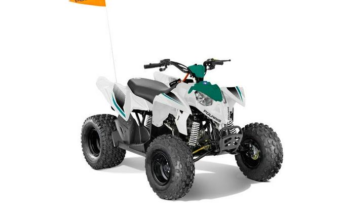 2025 Polaris® Outlaw 110 EFI Bright White / Radiant Green