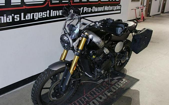 2024 Triumph Scrambler 400 X Phantom Black / Silver Ice