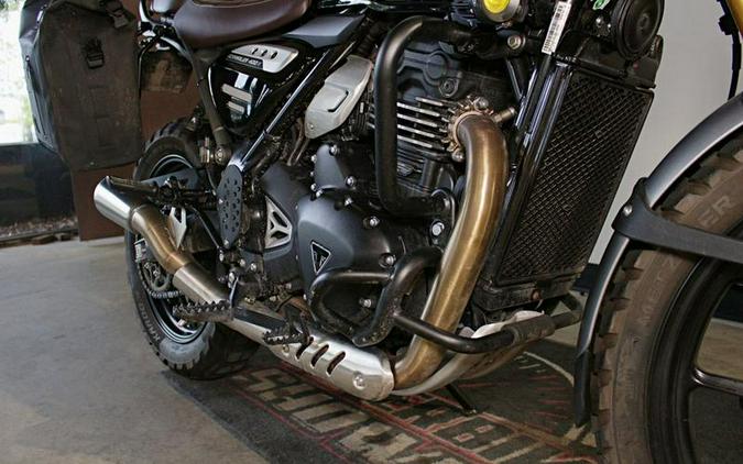 2024 Triumph Scrambler 400 X Phantom Black / Silver Ice