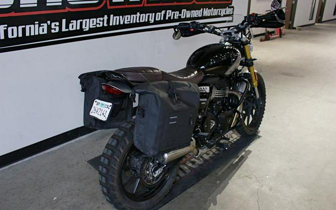 2024 Triumph Scrambler 400 X Phantom Black / Silver Ice