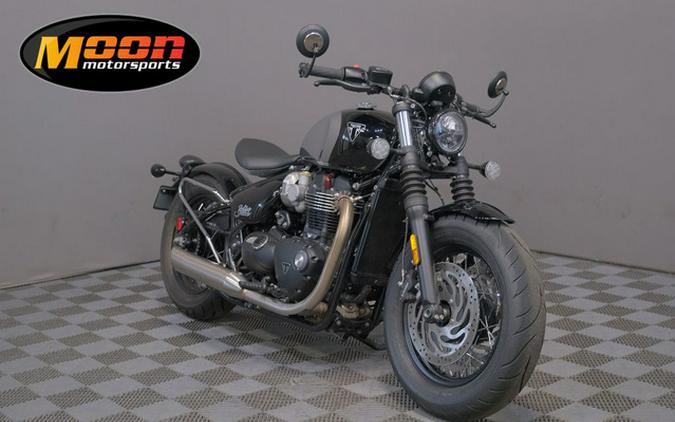 2023 Triumph Bonneville Bobber Chrome Edition Chrome / Jet Blac