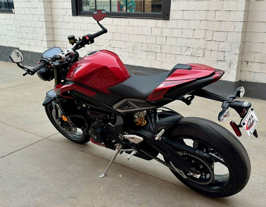 2024 Triumph Street Triple 765 RS Carnival Red