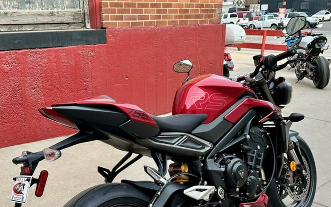 2024 Triumph Street Triple 765 RS Carnival Red