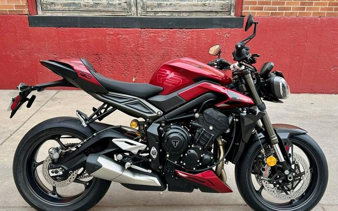 2024 Triumph Street Triple 765 RS Carnival Red