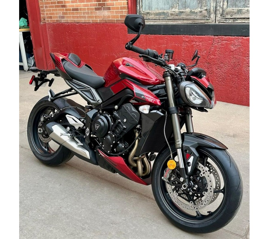 2024 Triumph Street Triple 765 RS Carnival Red