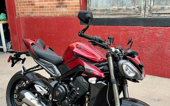 2024 Triumph Street Triple 765 RS Carnival Red