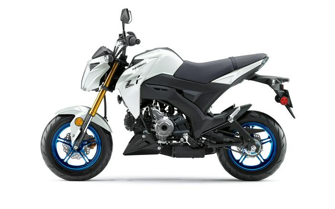 2026 Kawasaki Z125 Pro Pearl Robotic White - KA00294