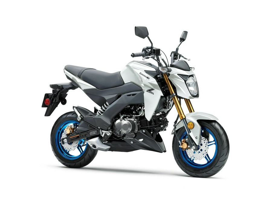 2026 Kawasaki Z125 Pro Pearl Robotic White - KA00294