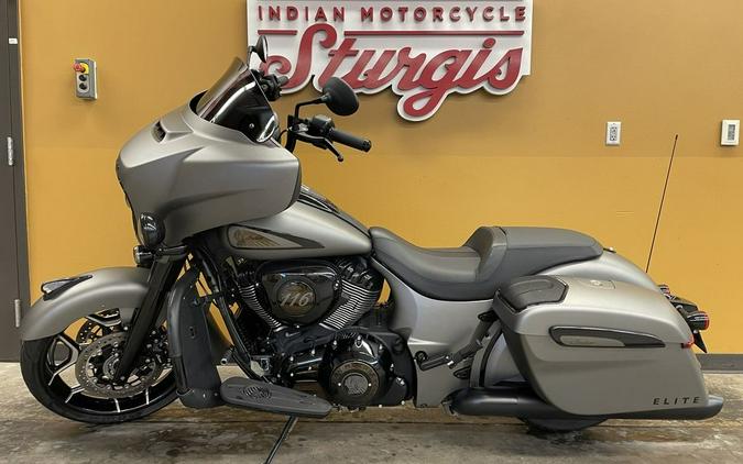 2022 Indian Motorcycle® Chieftain® Elite Heavy Metal Smoke with Polished Bronze Accents