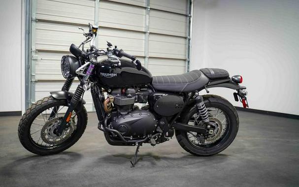 2023 Triumph Scrambler 900 Jet Black