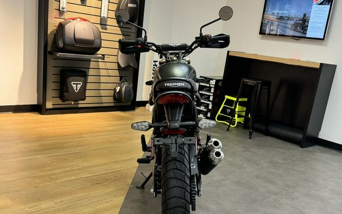 2024 Triumph Scrambler 400 X Matte Khaki Green / Fusion White