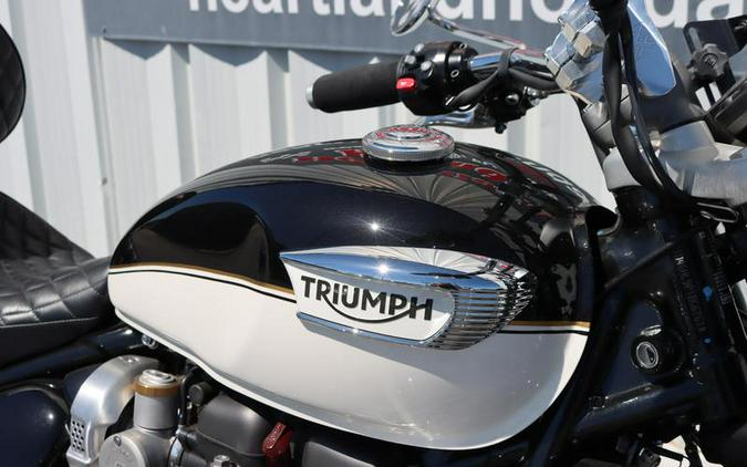 2023 Triumph Bonneville Speedmaster Sapphire Black/Fusion White