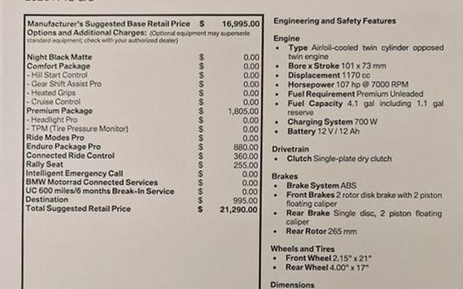 2026 BMW R 12 G/S