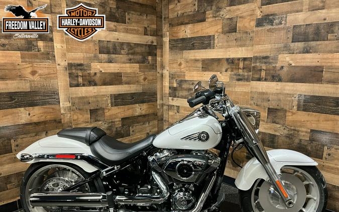 2026 Harley-Davidson® Fat Boy® White Onyx Pearl - Chrome FLFB