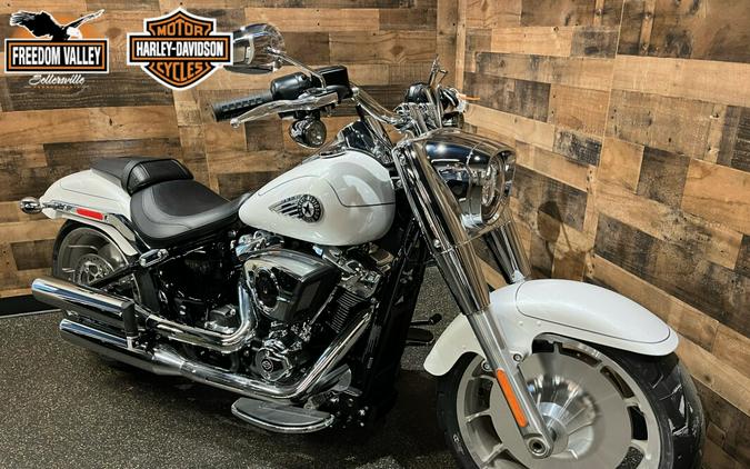 2026 Harley-Davidson® Fat Boy® White Onyx Pearl - Chrome FLFB