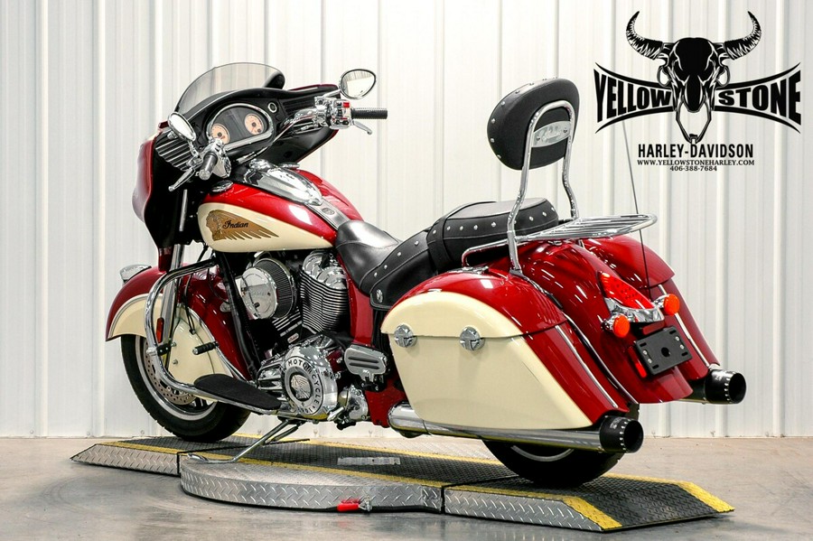 2016 Indian Chieftain Red & White