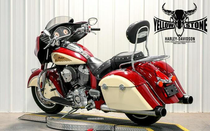 2016 Indian Chieftain Red & White