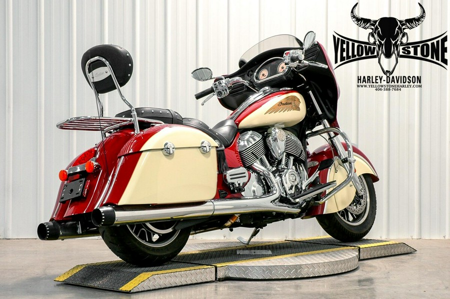 2016 Indian Chieftain Red & White