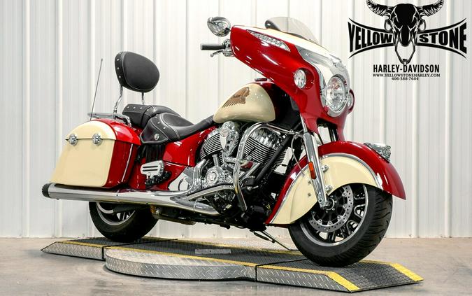 2016 Indian Chieftain Red & White