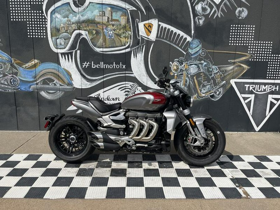 2023 Triumph Rocket 3 R Silver Ice Cranberry Red