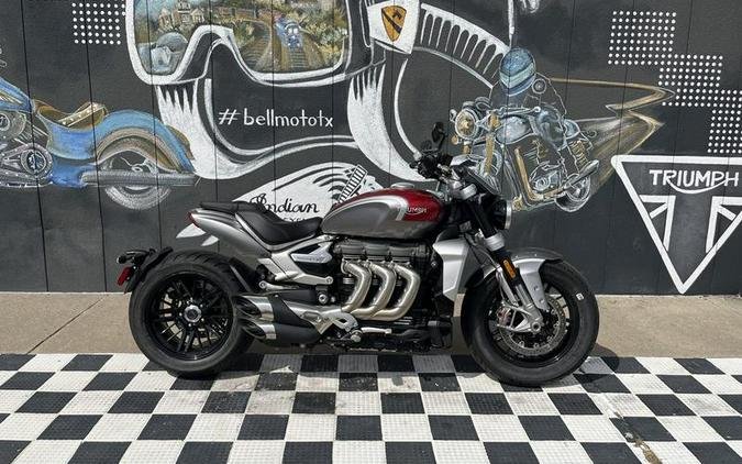 2023 Triumph Rocket 3 R Silver Ice Cranberry Red