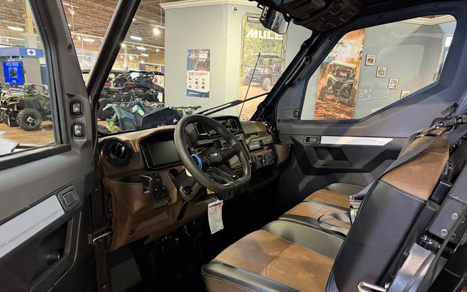 2026 Kawasaki Ridge Crew Platinum Ranch Edition HVAC Metallic Deep Red/Ebony - 110151