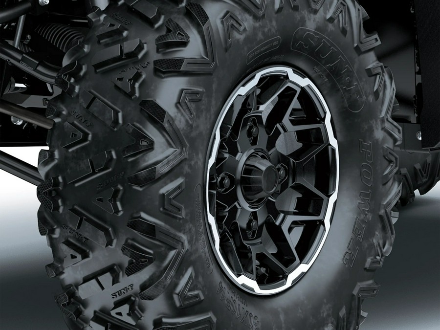 2026 Kawasaki Ridge Crew Platinum Ranch Edition HVAC Metallic Deep Red/Ebony - 110151